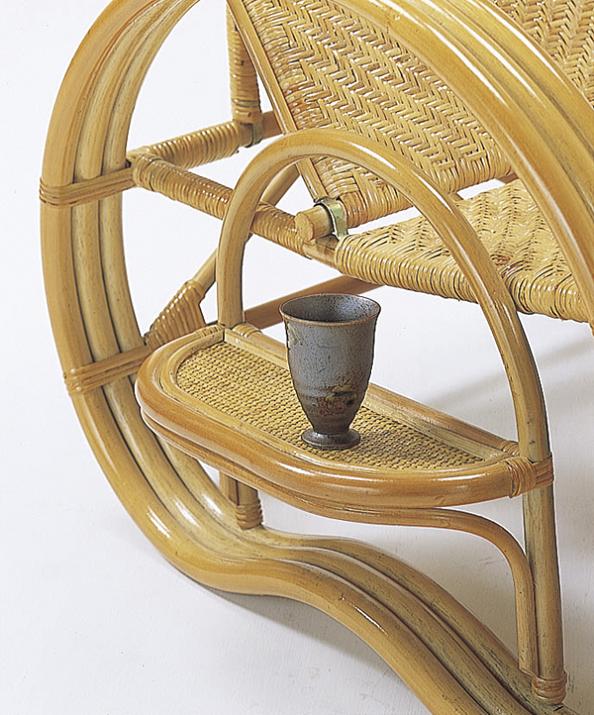 ラタン　三つ折寝椅子　A200 未使用品 ima-a-200-a.jpg