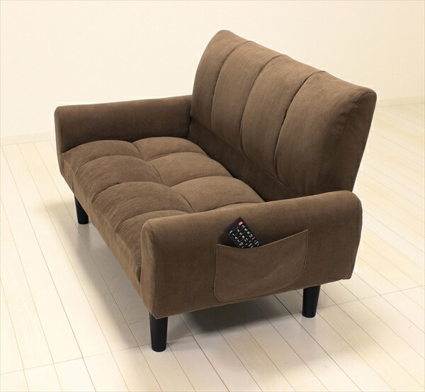 レビューでプレゼント／2P コーデュロイソファー ソファ ソファベッド