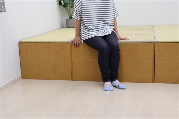 ＼レビューでプレゼント／PP樹脂畳ユニット ハイタイプ Lセット(180cmx2、90cmx3) カーペット マット 畳 日本製 収納できる