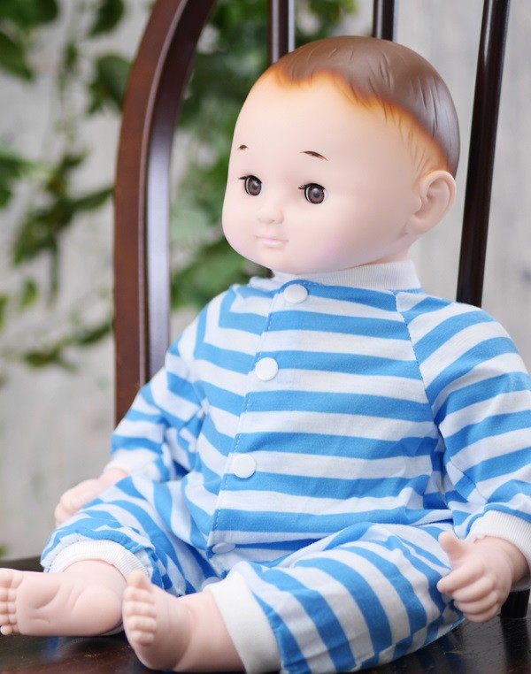 癒しの赤ちゃん人形 「のんちゃん」（ぱっちりタイプ） おもちゃ 着せ