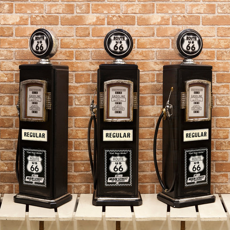 ガスポンプ CDホルダー 完成品 205MS-GasCD アメリカン雑貨 レトロ雑貨