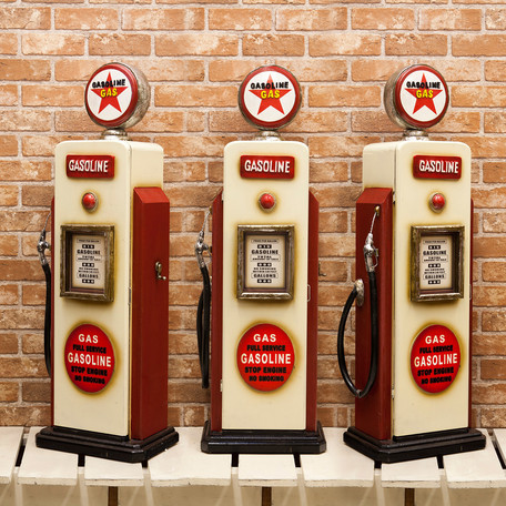 ガスポンプ CDホルダー 完成品 205MS-GasCD アメリカン雑貨 レトロ雑貨