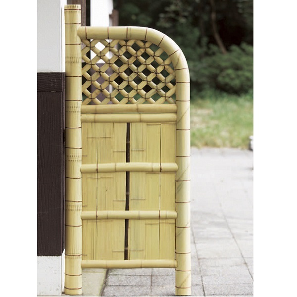 天然竹玉袖垣 55cm幅 花 ガーデン DIY エクステリア ガーデン