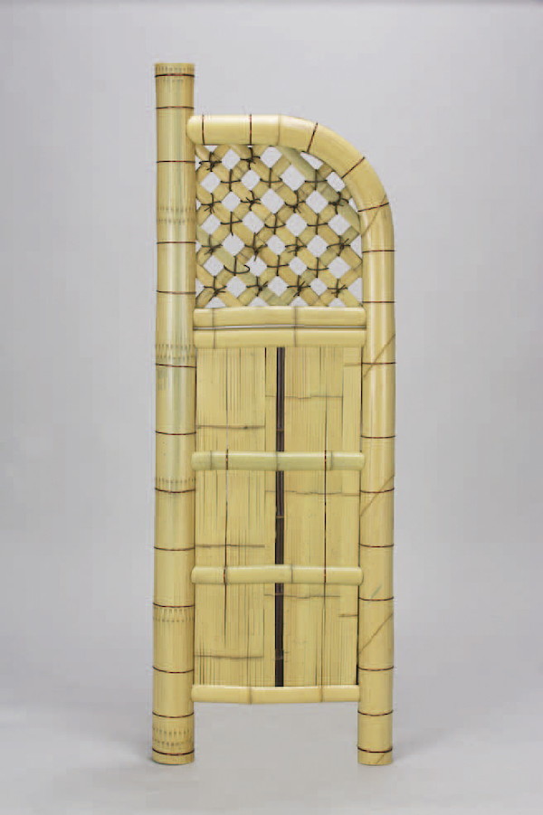 天然竹玉袖垣 55cm幅 花 ガーデン DIY エクステリア ガーデン