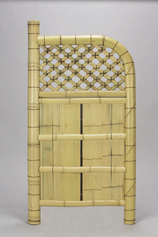 天然竹玉袖垣 55cm幅 花 ガーデン DIY エクステリア ガーデン