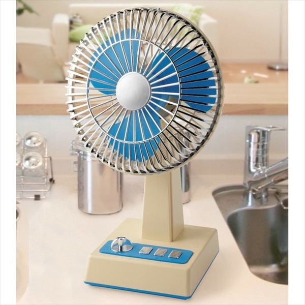 どこでもレトロ扇風機 冷暖房器具 空調 扇風機 a34585 FL-3531 レトロ