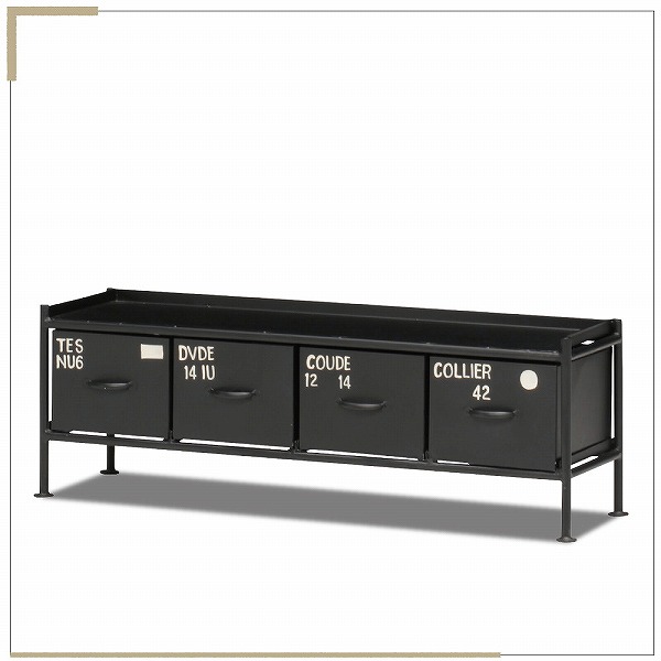 インテリア 寝具 収納 収納家具 タンス チェスト 横型4杯引出チェスト MSG/ienowa 完成品 201200267 チェストの画像