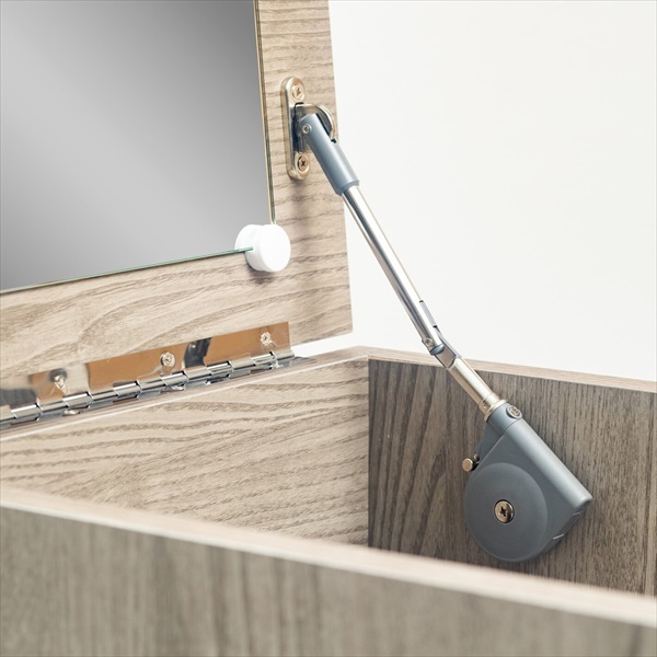 34サイドチェスト パレ GY 収納家具 タンス チェスト 171700005 北欧風 ナチュラル ミラー ナイトテーブル サイドテーの画像