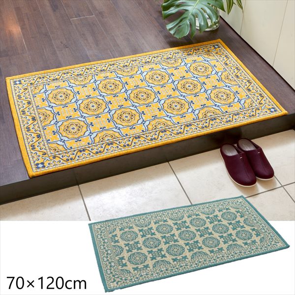 ＼レビューでプレゼント／ゴブラン織り 玄関マット「リブラ」70×120cm カーペット マット 畳 マット 玄関マット 3452507001