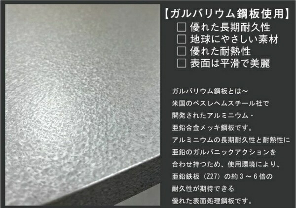 ＼レビューでプレゼント／収納家具 本棚 ラック カラーボックス ウォールシェルフ PROFACE ガルバシェルフ 3段 90×120cm GGS3-35901の画像