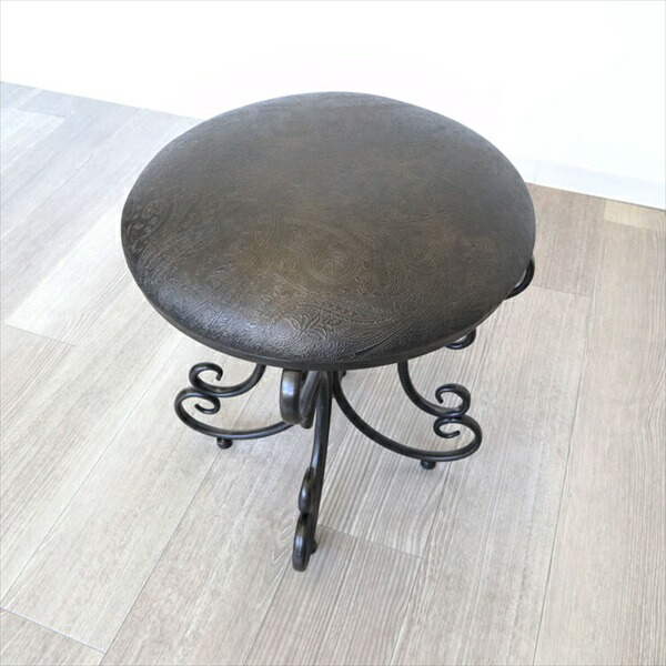 ペイズリー柄スツール/小椅子 ペイズリー柄スツール/小椅子 【公式通販】