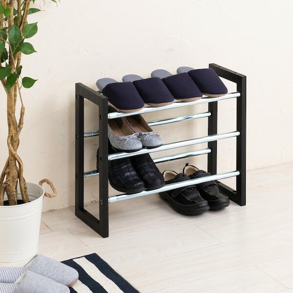 カラーボックス 3段（下駄箱、シューズボックス）｜玄関家具 | 家具