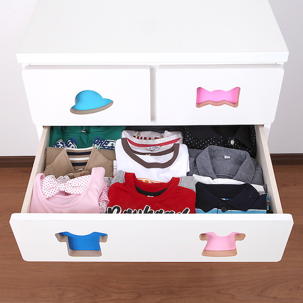 [TRAINING KIDS CHEST] おかたづけしたくなるチェスト 6杯 子供部屋用収納 タンス チェスト 完成品 TSC-_10