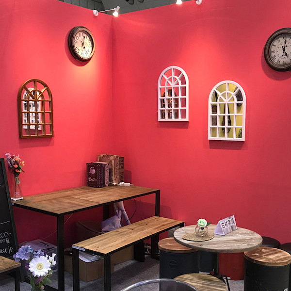 Liberte' リベルテ ミラー クラシック ブラウン 木製 AS23172