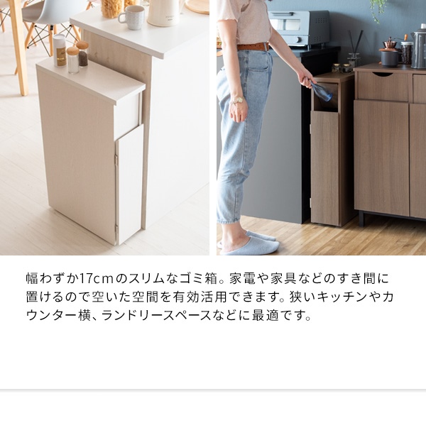 ＼レビューでプレゼント／スリムダストボックス Santia（サンティア）30L ゴミ箱 DB-F170 ゴミ箱 蓋つき おしゃれ スタイリッの画像