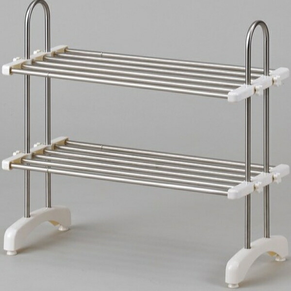 伸縮式ステンレス整理棚 キッチン整理用品 水切りラック a12928 FL