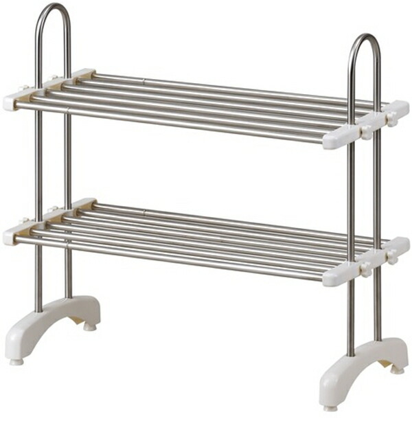 伸縮式ステンレス整理棚 キッチン整理用品 水切りラック a12928 FL