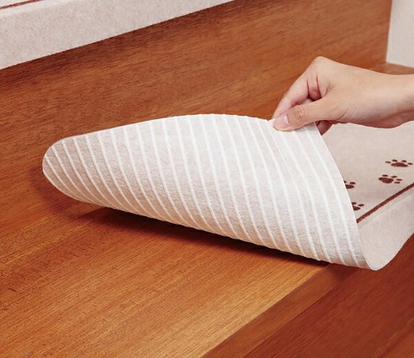 マット 廊下敷き・階段マット 折り曲げ付き吸着階段マット15枚組 6700710 6700720 【大人】 FL-219