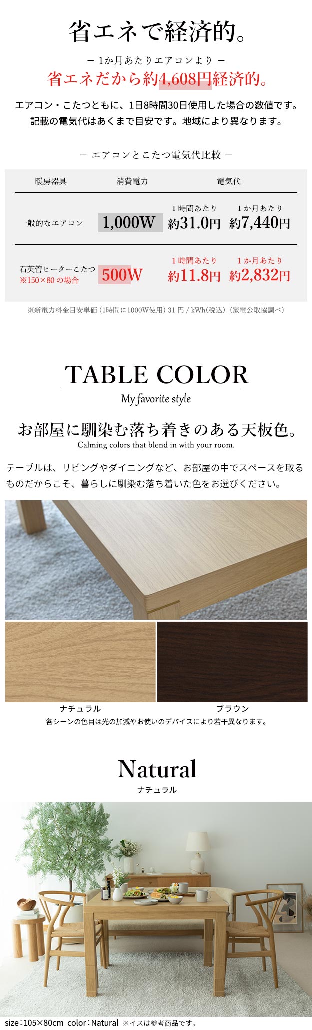 6段階に高さが調節できるハイタイプこたつ スクット 105x80cm こたつ本体のみ 家電 電気こたつ こたつ コタツ こたつ布団 ハ ランキング1位の画像