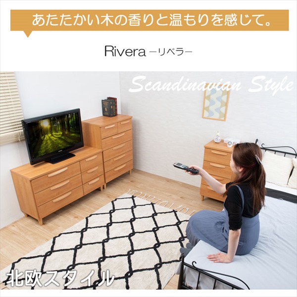 北欧 ヴィンテージ スタイル ローチェスト 110cm 収納家具 押入れ収納 押入れ用チェスト ke-0005 ke-0009 完の画像