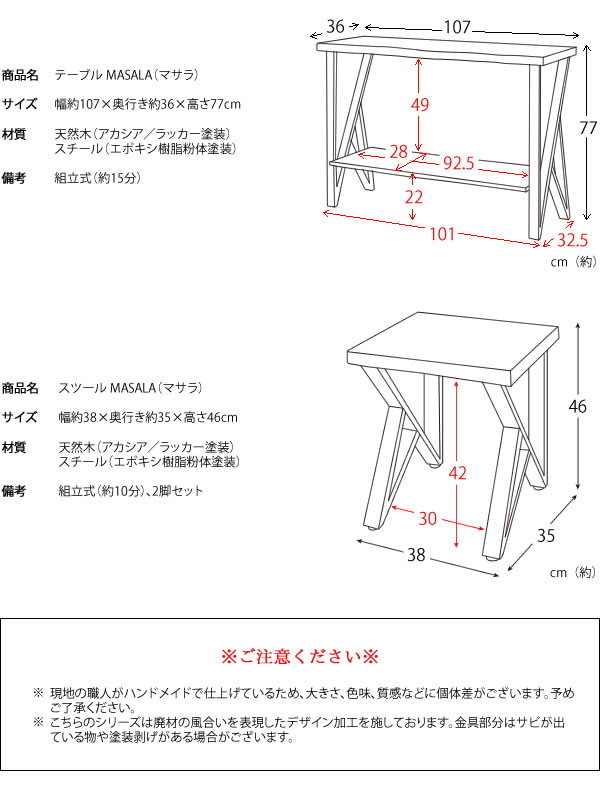 テーブルセット