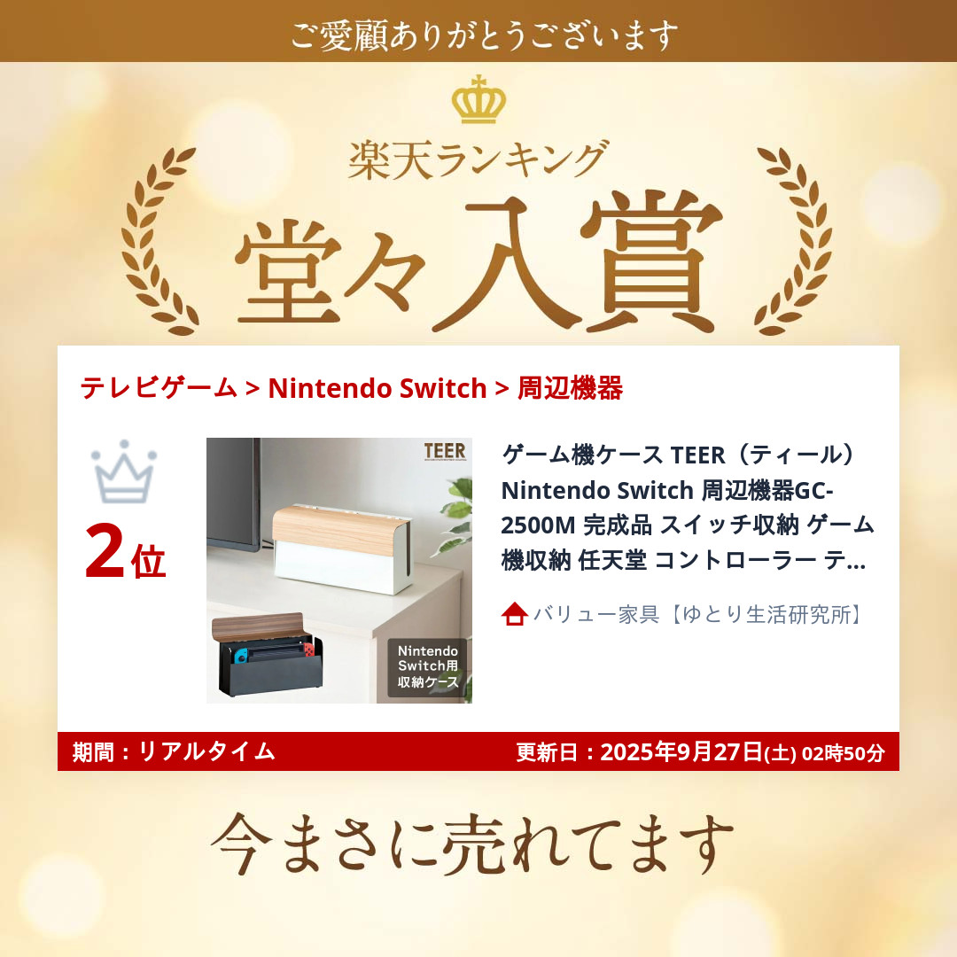 ゲーム機ケース TEER（ティール） Nintendo Switch 周辺機器 GC-2500M