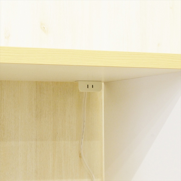 ＼レビューでプレゼント／すぐに使える完成品 コンパクト国産レンジ台 引出しタイプ 木目ナチュラル 収納家具 キッチン収納 レンジボード RB-02Nの画像