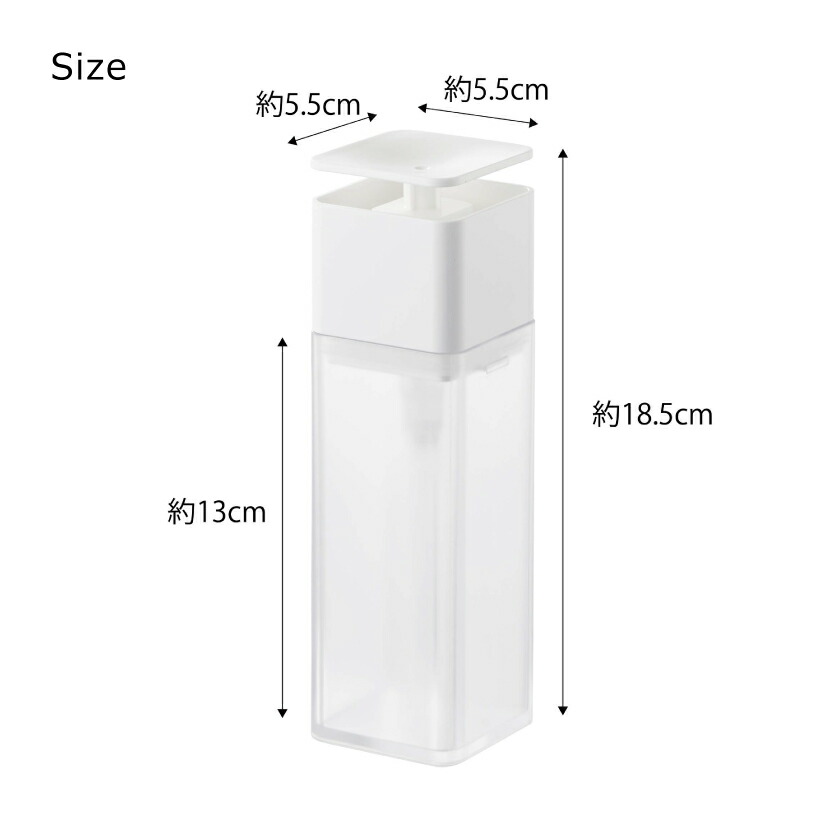 山崎実業 片手で出せるディスペンサー プレート 4903208052153