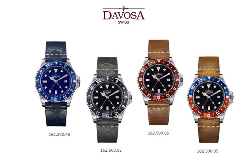 ダボサ 腕時計 DAVOSA Ternos Vintage テルノス ヴィンテージ ダイバー クォーツ ジュビリーブレスレット 電池式 腕時計 163.500.50 39mm 正規輸入品 9827082の画像