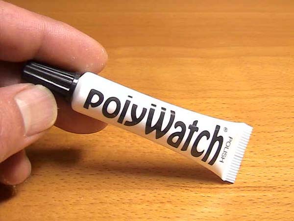 （あすつく） 大好評 ポリウォッチ 時計風防のキズ消し、キズ落としに スマホのプラスチックの研磨にも役に立つ研磨剤  ケアー 修理用品 Polywatch