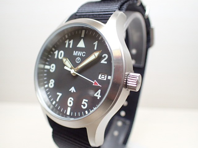 【あすつく】 MWC ミリタリー ウォッチ カンパニー 38mm メンズ 腕時計 MKIII (100M) Automatic Ltd Edition UK Ministry of Defiance reference mkiii100mssの画像