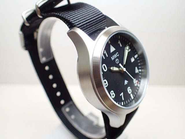 【あすつく】 MWC ミリタリー ウォッチ カンパニー 38mm メンズ 腕時計 MKIII (100M) Automatic Ltd Edition UK Ministry of Defiance reference mkiii100mssの画像