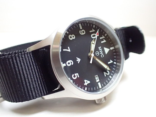 【あすつく】 MWC ミリタリー ウォッチ カンパニー 38mm メンズ 腕時計 MKIII (100M) Automatic Ltd Edition UK Ministry of Defiance reference mkiii100mssの画像
