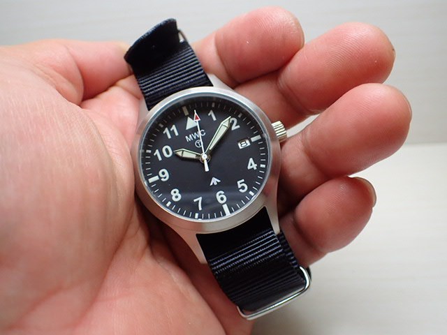 【あすつく】 MWC ミリタリー ウォッチ カンパニー 38mm メンズ 腕時計 MKIII (100M) Automatic Ltd Edition UK Ministry of Defiance reference mkiii100mssの画像