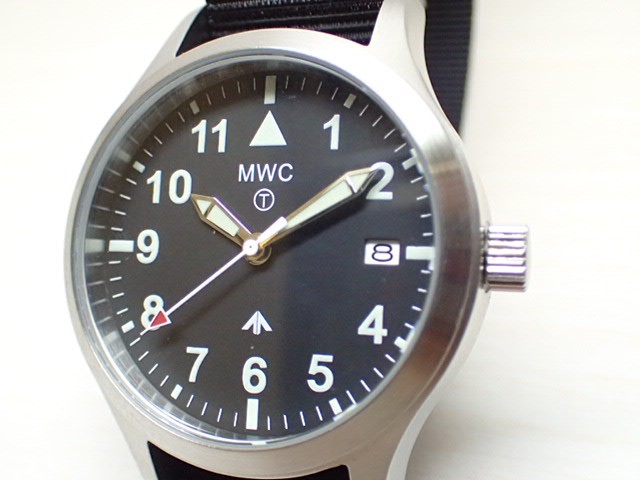 【あすつく】 MWC ミリタリー ウォッチ カンパニー 38mm メンズ 腕時計 MKIII (100M) Automatic Ltd Edition UK Ministry of Defiance reference mkiii100mssの画像