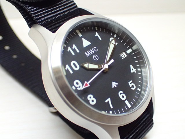 【あすつく】 MWC ミリタリー ウォッチ カンパニー 38mm メンズ 腕時計 MKIII (100M) Automatic Ltd Edition UK Ministry of Defiance reference mkiii100mssの画像