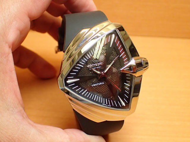 ハミルトン 腕時計 HAMILTON ベンチュラ XXL 自動巻き 45.50MM ラバー 