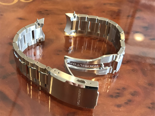 ハミルトン 腕時計 HAMILTON 純正 メタルブレスレット 時計 ベルト 