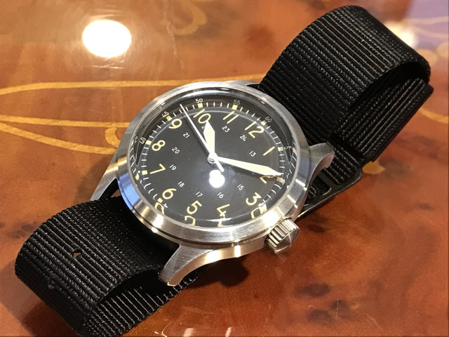 MWC ミリタリー ウォッチ カンパニー 38mm 腕時計 A-17 第二次