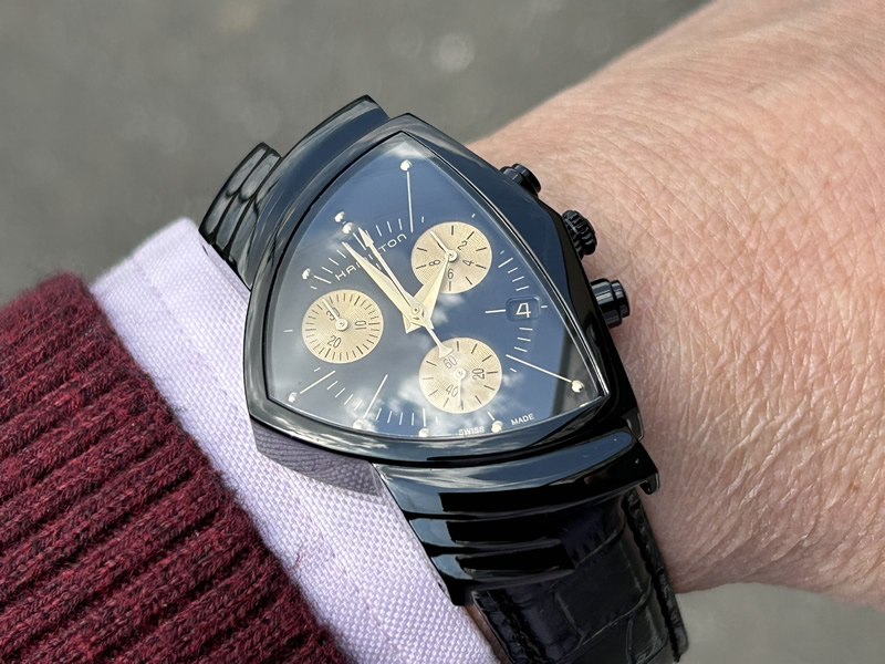 ハミルトン 腕時計 HAMILTON ブラック＆ゴールド コレクション 