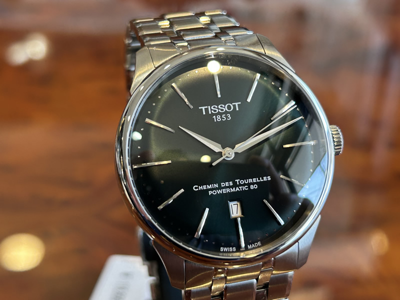 TISSOT 腕時計 シュマン・デ・トゥレル パワーマティック80 42mm