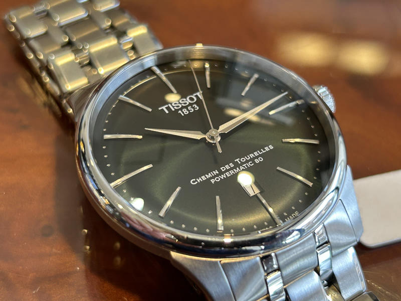 TISSOT 腕時計 シュマン・デ・トゥレル パワーマティック80 42mm