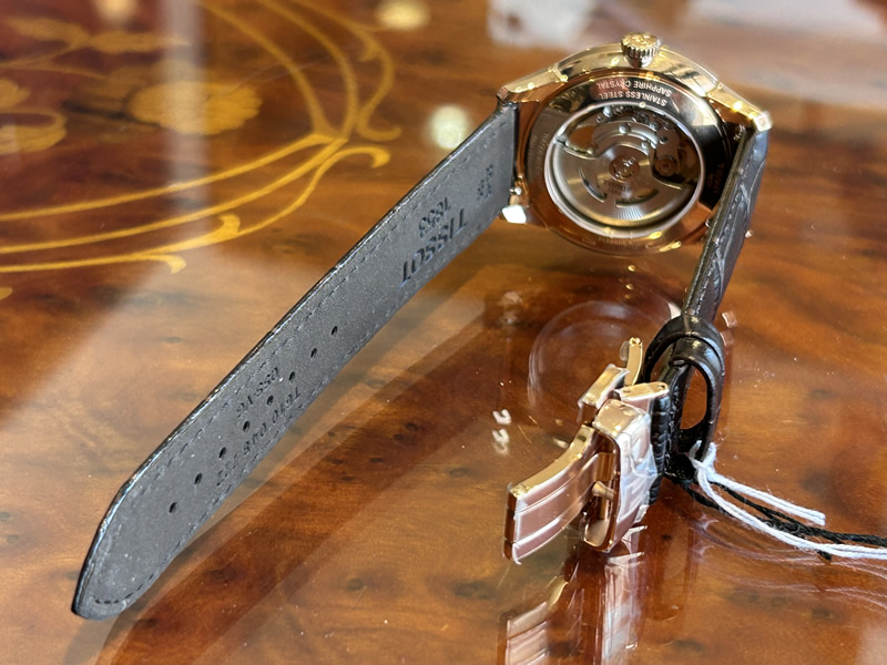 ティソ 腕時計 TISSOT シュマン・デ・トゥレル パワーマティック80 39mm シルバー文字盤 レザーストラップ T1398073603100｜yuubido-oyabu｜09