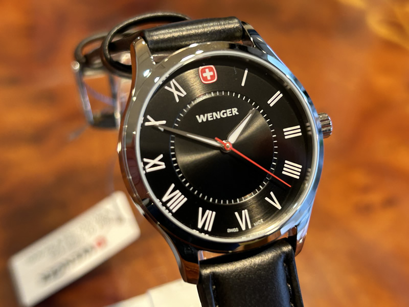 【あすつく】 ウェンガー 腕時計 WENGER CITY CLASSIC シティクラシック レディース 34mm ブラック文字盤 01.1421.123 クォーツ 国内正規品｜yuubido-oyabu｜03