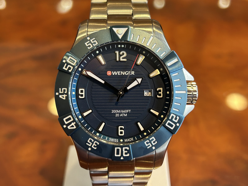 あすつく】 ウェンガー 腕時計 WENGER Seaforce シーフォース 43mm ネイビーブルー文字盤 01.0641.133 クォーツ  国内正規品 : 010641133 : 優美堂 - 通販 - Yahoo!ショッピング