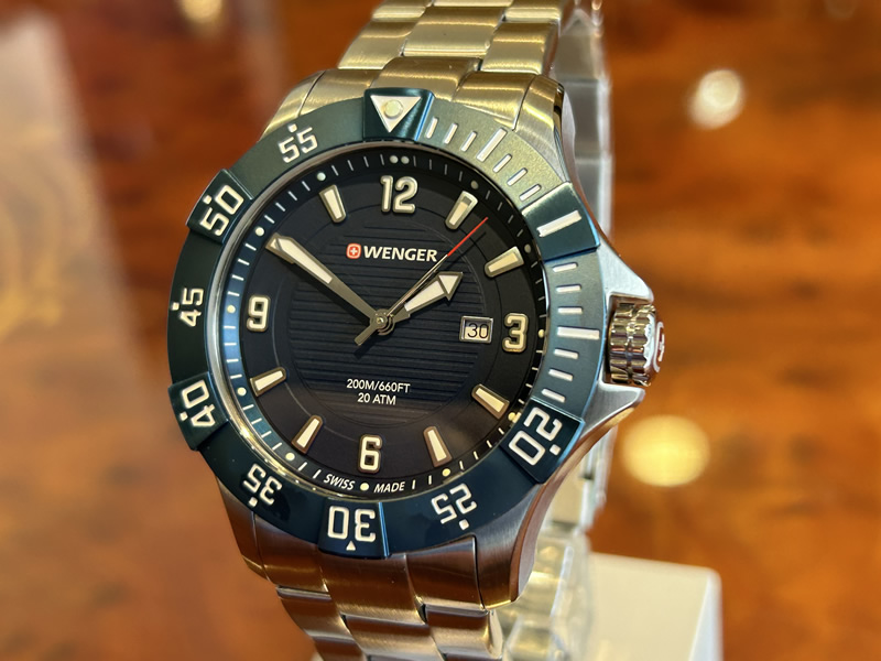 あすつく】 ウェンガー 腕時計 WENGER Seaforce シーフォース 43mm ネイビーブルー文字盤 01.0641.133 クォーツ  国内正規品 : 010641133 : 優美堂 - 通販 - Yahoo!ショッピング