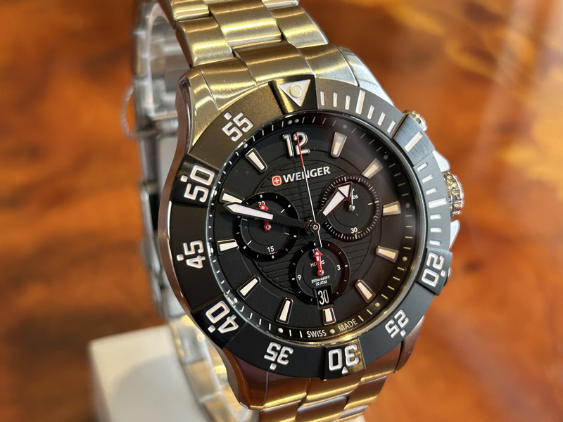 あすつく】 ウェンガー WENGER 腕時計 Seaforce Chrono シーフォース