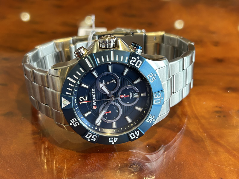 あすつく】 ウェンガー WENGER 腕時計 Seaforce Chrono シーフォース