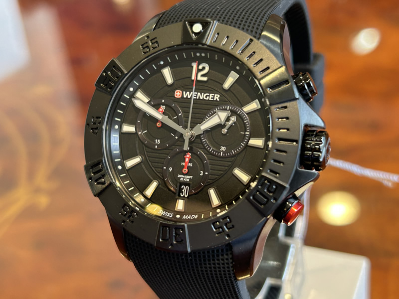 あすつく】 ウェンガー WENGER 腕時計 Seaforce Chrono シーフォース