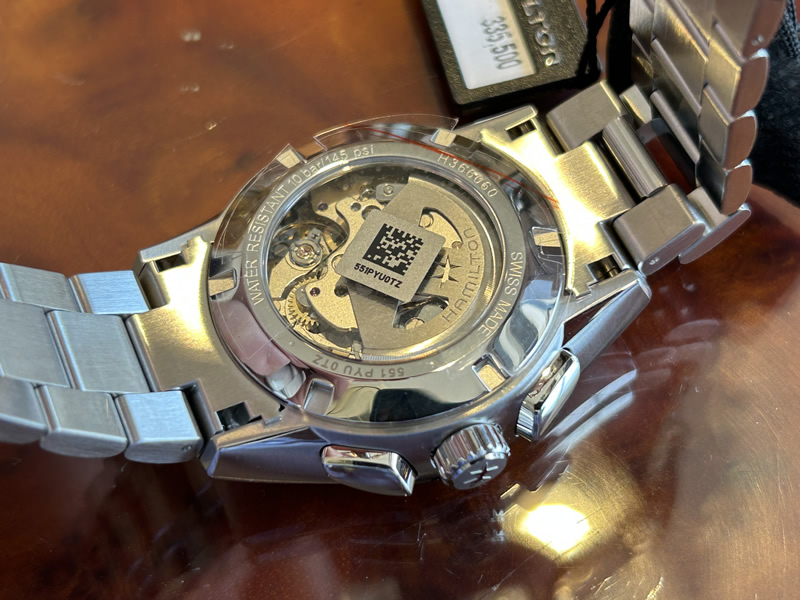 ハミルトン 腕時計 HAMILTON ジャズマスター パフォーマー クロノグラフ 自動巻き 42mm メタルブレス H36606130 送料無料｜yuubido-oyabu｜10